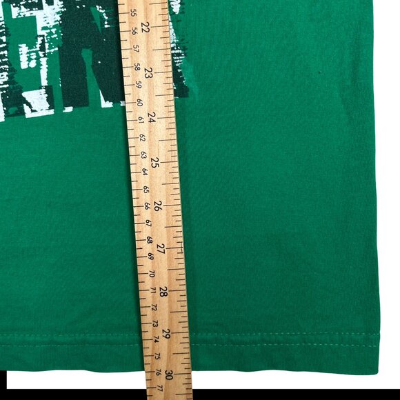 Y2K Element Block Print Grunge T-Shirt, Size Large - Picture 8 of 10